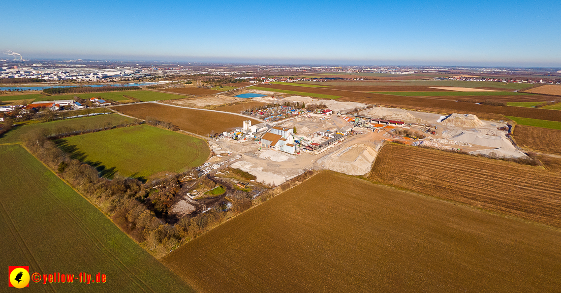 07.02.2023 - Luftbilder von dem Quetschwerk in Gronsdorf bei Haar